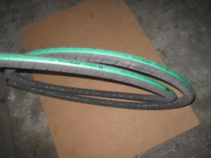 Air conditioning hose with braided metal DN22