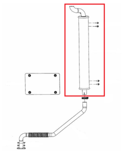 Schalldämpfer Carrier Vector 1800 ; 30-00467-00 used