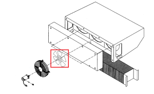 Evaporator fan Carrier Supra ; 38-00545-00 used