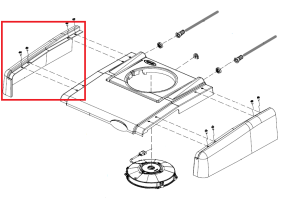Housing - evaporator (left side) Carrier Viento 200 ; 58-60408-00 used