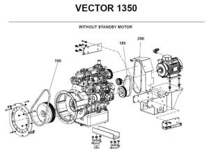 Riemensatz Carrier Vector 1350 ; replacement