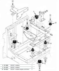 Kit: mounts Thermo King MD-200 / MD-300 ; new