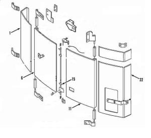 Housing - door (roadside) TGVI Thermo King SL / SMX ; 98-6480 used