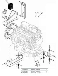 Kit: mounts and snubber Thermo King SL ; new